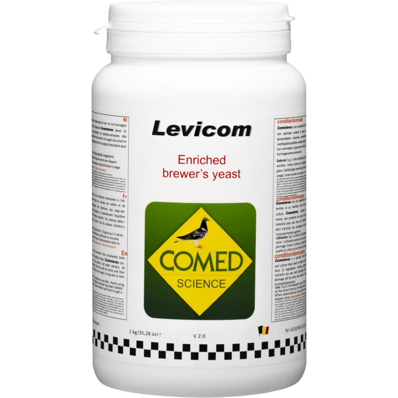 Levicom, Levure De Bière Enrichie 1kg - Comed 3 Levicom, Levure De Bière Enrichie 1kg - Comed