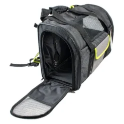 Lyon Backpack Noir 43x20x29cm - Duvo+ -Promos Naturalis Pets Boutique lyon backpack noir 43x20x29cm duvo 11909 duvo specifications leger durable et impermeable fenetre sur le cote et dans le haut d 1 2