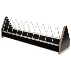 Mangeoire En Bois Avec Grille Basculante - 100cm