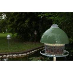 Mangeoire Extérieure Space GARDEN - Modèle Vert - S.T.A. Soluzioni -Promos Naturalis Pets Boutique mangeoire exterieure space garden modele vert sta soluzioni m057verde sta soluzioni space garden est une mangeoire exterieure qu 3