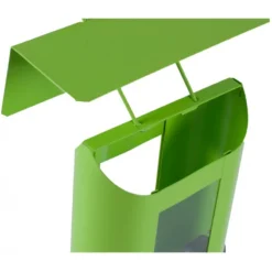 Mangeoire Graines Deno Vert 24cm - Vadigran -Promos Naturalis Pets Boutique mangeoire graines deno vert 24cm vadigran 13965 vadigran le silo pour oiseaux de la nature denco peut etre rempli avec tous type 2