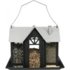 Mangeoire Villa à Suspendre En Métal 26x19x19cm Noir - Trixie -Promos Naturalis Pets Boutique mangeoire villa a suspendre en metal 26x19x19cm noir trixie 55410 trixie descriptif 3 compartiments separes permettent doffrir p