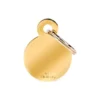 Médaille Basic Cercle Petit Laiton Doré 2 Médaille Basic Cercle Petit Laiton Doré -Promos Naturalis Pets Boutique medaille basic cercle petit laiton dore mfb12 my family