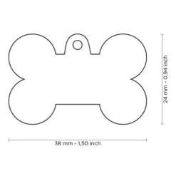 Médaille Basic Os Grand Rouge 5 Médaille Basic Os Grand Rouge -Promos Naturalis Pets Boutique medaille basic os grand rouge bh50red my family 1