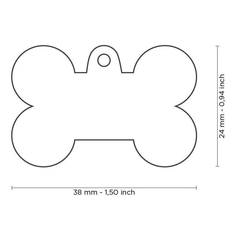 Médaille Basic Os Grand Rouge 4 Médaille Basic Os Grand Rouge – Image 2