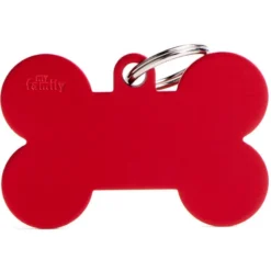 Médaille Basic Os XL Aluminium Rouge