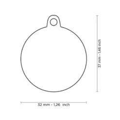 Médaille Cercle Grand " Rock " 5 Médaille Cercle Grand " Rock " -Promos Naturalis Pets Boutique medaille cercle grand rock ch17rock my family 1