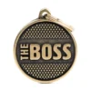 Médaille Cercle Grand " The Boss " Laiton Anglais -Promos Naturalis Pets Boutique medaille cercle grand the boss laiton anglais ce01crole my family