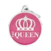 Médaille Cercle Grand " The Queen " -Promos Naturalis Pets Boutique medaille cercle grand the queen ch17queen my family