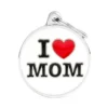 Médaille Cercle " I Love Mom " -Promos Naturalis Pets Boutique medaille cercle i love mom ch17lovemom my family