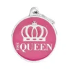 Médaille Cercle Moyen " The Queen " -Promos Naturalis Pets Boutique medaille cercle moyen the queen ch17mqueen my family
