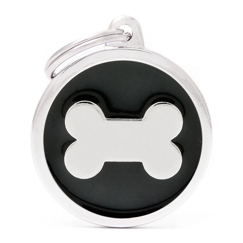 Médaille Classic Os Grand Rond Noir 3 Médaille Classic Os Grand Rond Noir