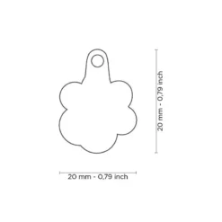 Médaille Classic Patte Rouge -Promos Naturalis Pets Boutique medaille classic patte rouge mf41 my family 1