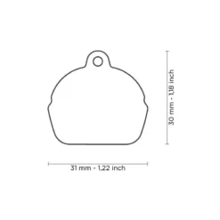 Médaille Food Burger -Promos Naturalis Pets Boutique medaille food burger chburger my family 1