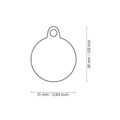 Médaille Glam Patte Cercle Fuchsia Strass -Promos Naturalis Pets Boutique medaille glam patte cercle fuchsia strass bh26gm02 my family 1