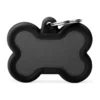 Médaille Gomme Os Aluminium Noir/Noir -Promos Naturalis Pets Boutique medaille gomme os aluminium noir noir hta01black my family