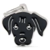 Médaille Labrador Noir -Promos Naturalis Pets Boutique medaille labrador noir mf31black my family
