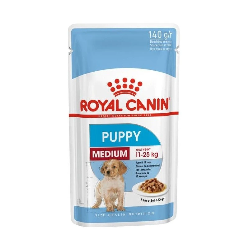 Medium Puppy 10x140gr - Royal Canin 3 Medium Puppy 10x140gr - Royal Canin