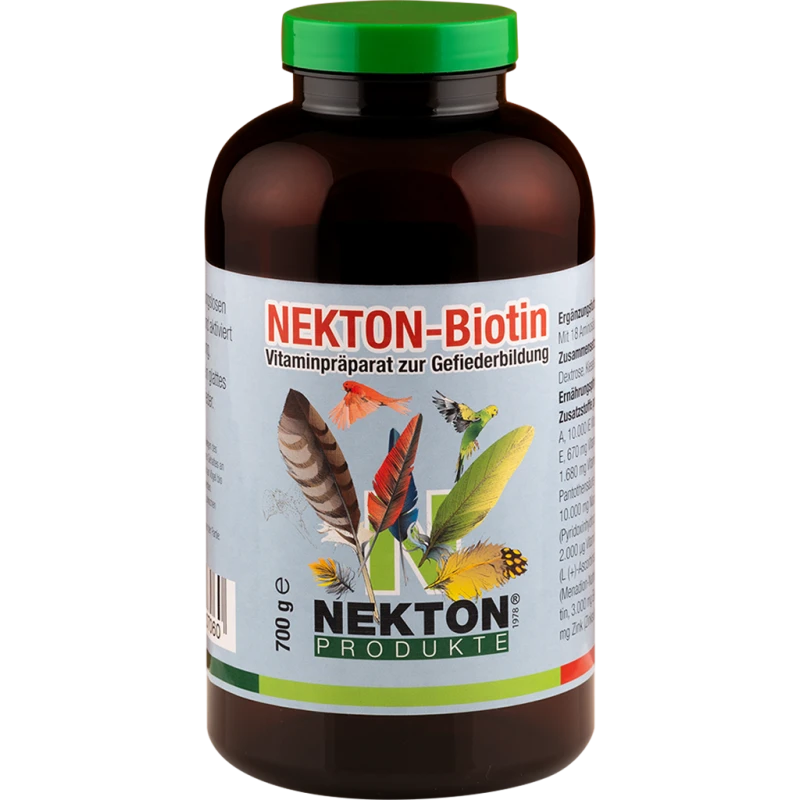 Nekton-Biotin 700gr - Préparation à Base De Vitamines Pour La Pousse Des Plumes - Nekton 3 Nekton-Biotin 700gr - Préparation à Base De Vitamines Pour La Pousse Des Plumes - Nekton