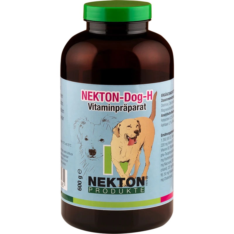 Nekton-Dog-H Supplément De Vitamines Pour Le Pelage Et La Peau 600gr - Nekton 3 Nekton-Dog-H Supplément De Vitamines Pour Le Pelage Et La Peau 600gr - Nekton