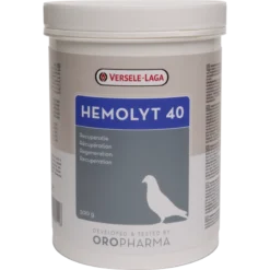 Oropharma Hemolyt 40 500gr - Mélange D'électrolytes Et Protéines Animales - Pigeons