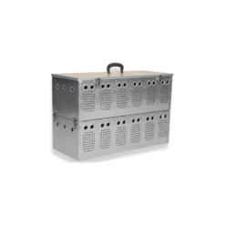 Panier Pigeons En Aluminium Avec Plateaux - 12 Pigeons