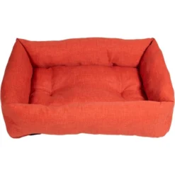 Panier Polly Orange, Brun Ou Beige 70x50cm - Jack And Vanilla -Promos Naturalis Pets Boutique panier polly orange brun ou beige 70x50cm jack and vanilla polpackso02 pet solutions panier rectangulaire polly orange brun ou b 2