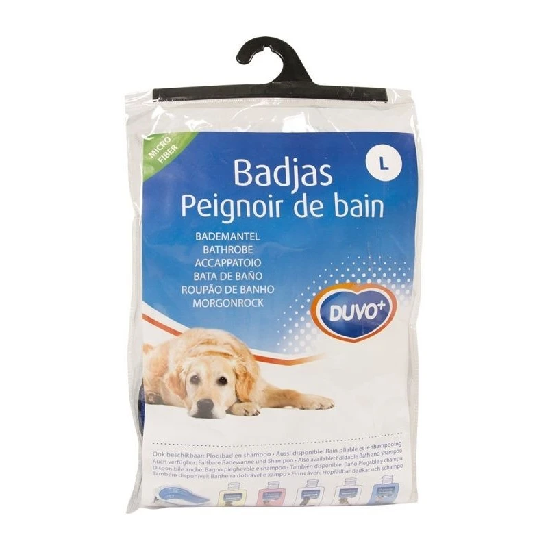 Peignoir De Bain Pour Chien Microfibre L - 40cm - Duvo+ 4 Peignoir De Bain Pour Chien Microfibre L - 40cm - Duvo+ – Image 2