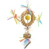 Pendentif Rond Coloré En Paille Multicolore 35x20x5,5cm - Duvo+ -Promos Naturalis Pets Boutique pendentif rond colore en paille multicolore 35x20x55cm duvo 12704 duvo pendentif rond colore en paille multicolore jouet en pail