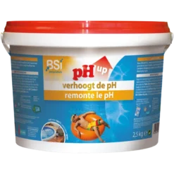 PH UP Poudre, Augmente PH Piscine 2,5kg - BSI
