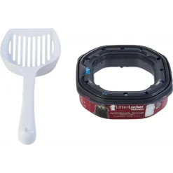 Poubelle à Litière Pour Chat - LitterLocker -Promos Naturalis Pets Boutique poubelle a litiere pour chat litterlocker van1510394 kerbl le meme jeu chaque jour rangez les grumeaux dans un sac et sortez de 1 3