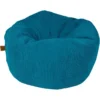 Pouf Pétrole 50x50x45cm -Promos Naturalis Pets Boutique pouf petrole 50x50x45cm 671 445051 duvo specifications pouf tendance en tissu cotele doux avec etiquette en cuir surface tres do
