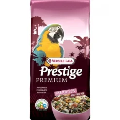 Prestige Premium Perroquets Sans Noix 15kg - Mélange De Graines Enrichi En Granulés VAM