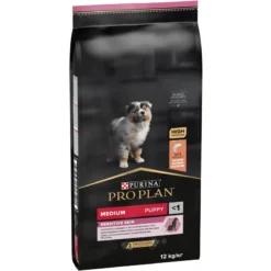 Puppy Medium Sensitive Skin - Riche En Saumon 12kg - Pro Plan
