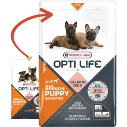 Puppy Sensitive All Breeds Saumon 12,5kg - Opti Life