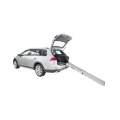 Rampe Télescopique 2 Marches, En Aluminium/papier émeri 43x100-180cm - Trixie -Promos Naturalis Pets Boutique rampe telescopique 2 marches en aluminium papier emeri 43x100 180cm trixie 3940 trixie rampe telescopique 2 marches en aluminium 1