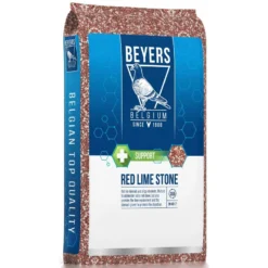 Red Lime Stone (Aliment Minéral Pour Pigeons : Pierre Rouge Avec Calcaire 20kg - Beyers Plus