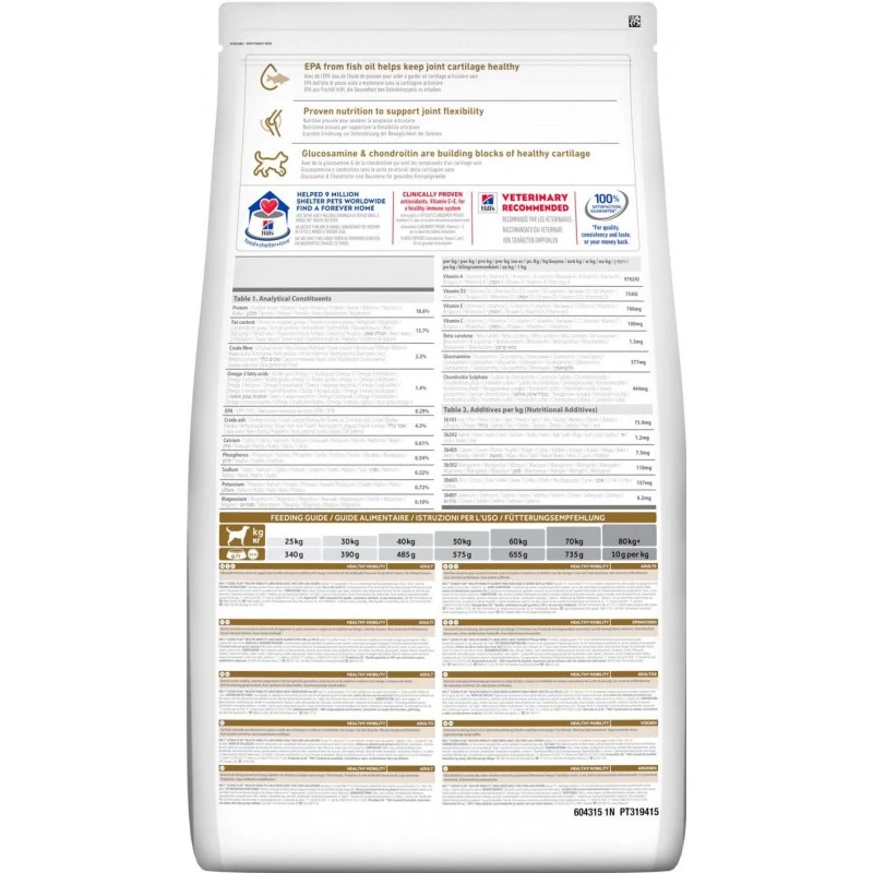 Science Plan Aliment Pour Chien Adulte De Grande Race Healthy Mobility Au Poulet 12kg - Hill's 4 Science Plan Aliment Pour Chien Adulte De Grande Race Healthy Mobility Au Poulet 12kg - Hill's – Image 2