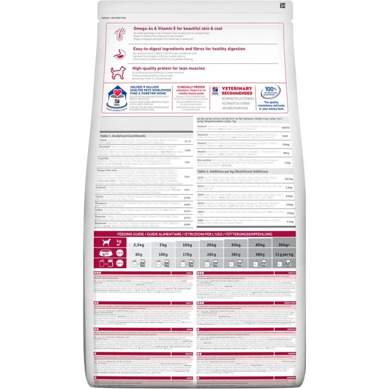 Science Plan Aliment Pour Chien Adulte Medium Au Poulet 2,5kg - Hill's 4 Science Plan Aliment Pour Chien Adulte Medium Au Poulet 2,5kg - Hill's – Image 2