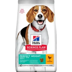Science Plan Aliment Pour Chien Adulte Medium Perfect Weight Au Poulet 12kg - Hill's