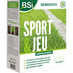 Semences Gazon Sport Et Jeux 2,5kg - BSI