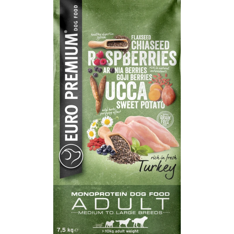 Sensational Dinde Grandes à Très Grandes Races Adult 7,5kg - Euro Premium 3 Sensational Dinde Grandes à Très Grandes Races Adult 7,5kg - Euro Premium