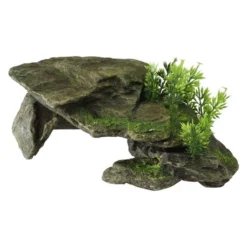 Stone With Plants Gris 28,5x16,5x10,5cm - Aqua Della