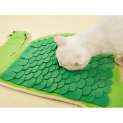 Tapis à Renifler Crocodile 55x60cm - FOFOS -Promos Naturalis Pets Boutique tapis a renifler crocodile 55x60cm fofos 329022 grizo 3