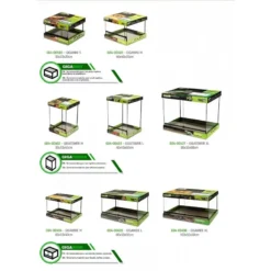 Terrarium GigaTower L 40x40x60cm - Giganterra 7 Terrarium GigaTower L 40x40x60cm - Giganterra -Promos Naturalis Pets Boutique terrarium gigatower l 40x40x60cm giganterra g04 00403 giganterra les terrariums en verre giganterra sont amenages pour conserver 2