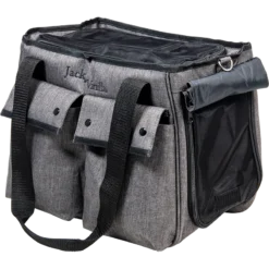 Transporteur Travel Gris/Noir 36x20x28cm - Jack And Vanilla -Promos Naturalis Pets Boutique transporteur travel gris noir 36x20x28cm jack and vanilla 43 2027 jack and vanilla transporteur travel gris noir 36x20x28cm jack 1