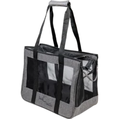 Transporteur Travel Gris/Noir 40x23x32cm - Jack And Vanilla -Promos Naturalis Pets Boutique transporteur travel gris noir 40x23x32cm jack and vanilla 43 2028 jack and vanilla transporteur travel gris noir 40x23x32cm jack 1