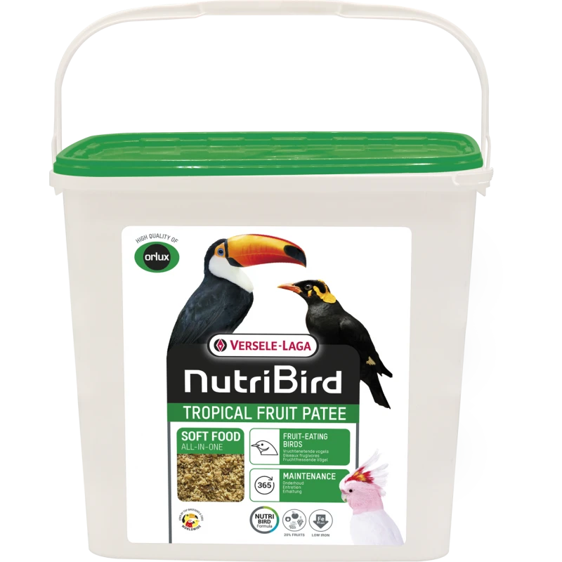 Tropical Fruit Patée Aliment Complet Pour Oiseaux Frugivores 5kg - Nutribird 3 Tropical Fruit Patée Aliment Complet Pour Oiseaux Frugivores 5kg - Nutribird