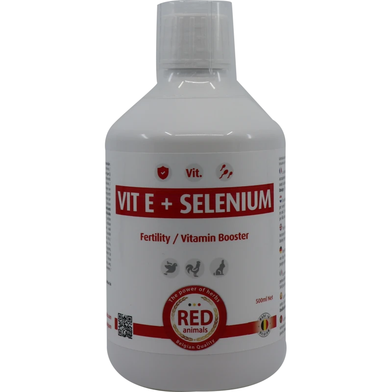 Vit E + Selenium 500ml - Red Animals 3 Vit E + Selenium 500ml - Red Animals