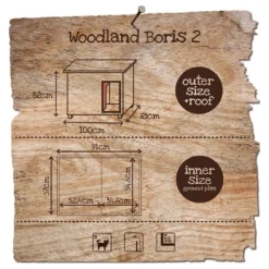 Woodland Niche Pour Chien Boris Classic 100x65x82cm - Duvo+ -Promos Naturalis Pets Boutique woodland niche pour chien boris classic 100x65x82cm duvo 780 040 duvo specifications bois traite avec coupe vent toit en roofing 2